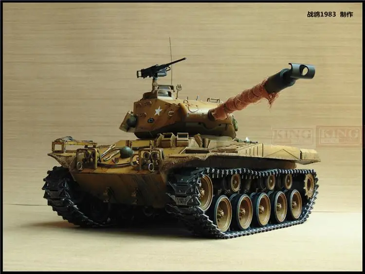 KNL HOBBY 1/16 RC бульдог M41A3 модель бака с дистанционным управлением OEM покрытие краски