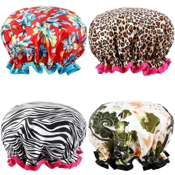 

4pcs Extra Large Bath Caps Hot Sale For Hair Lengths and Thicknesses Waterproof Serviette De Bain Pour Cheveux