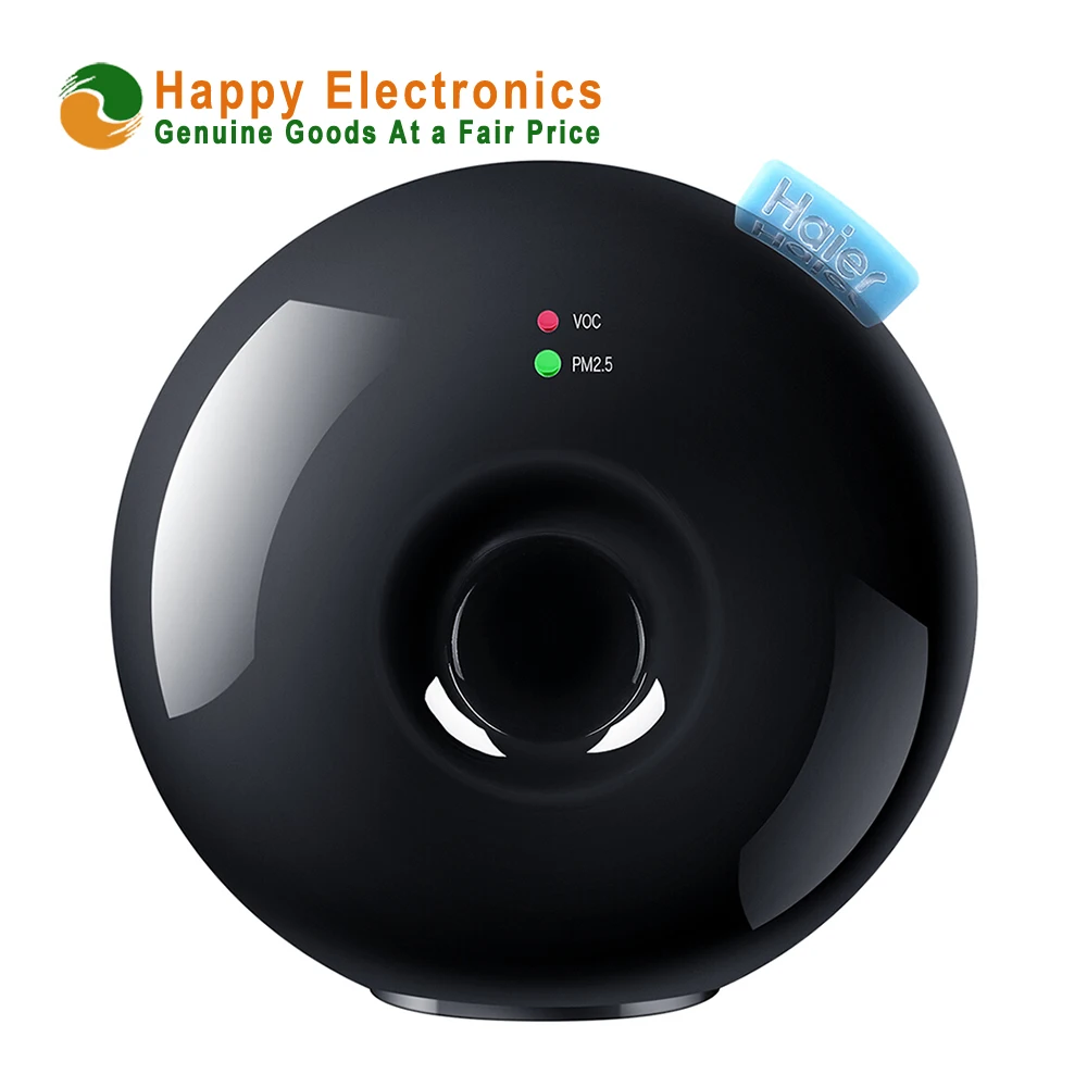 

Haier KZW-A01U1 WIFI Omni-directional IR smart air box small butler temperature humidity PM2.5 detector - Black / White / Green