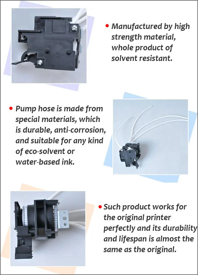 Roland SJ/SC-540 Solvent Resistant Ink Pump details