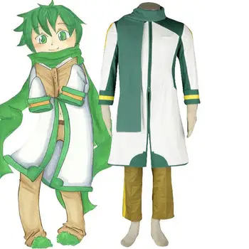 

High-Q Unisex Japan Anime VOCALOID Hatsune Miku Green AKAITO Cosplay Costume Green KAITO Costumes Suit Sets