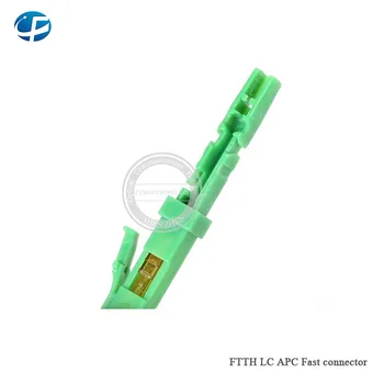 

Connector FTTH LC APC 20pcs/lot Single mode SM connector adapter fiber optic Pigtail fast assembly