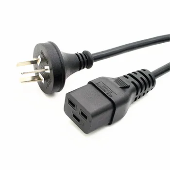 

1M/1.8M Australian standard SAA-C19 server box adapter line 1.8 meters high-power three-hole PDU horizontal UPS server plug