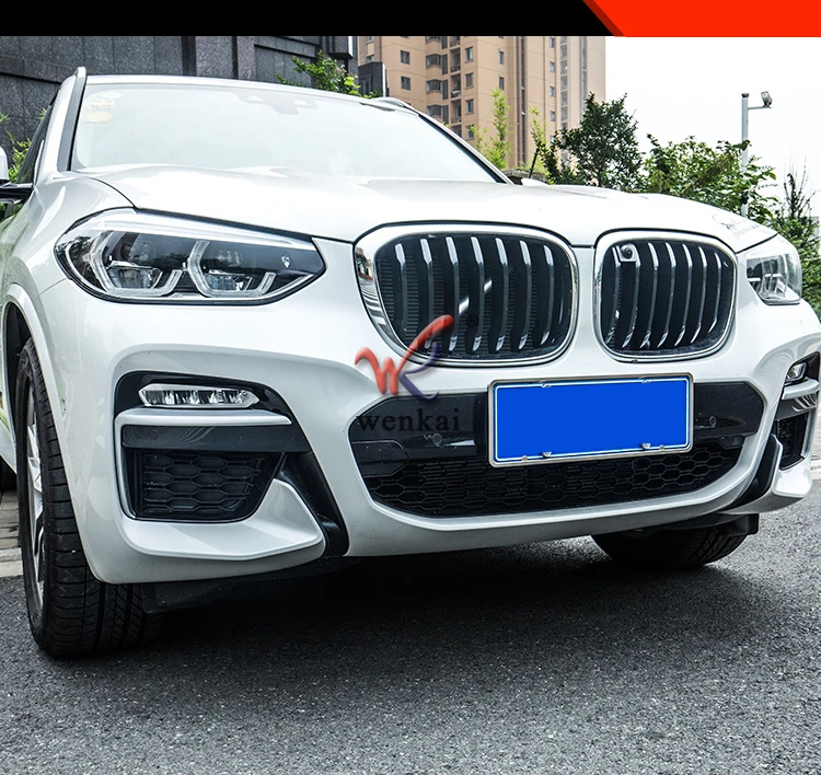 Подходит для BMW X3 G01 матовый передний противотуманный светильник крышка лампы для бровей век гарнир стримеры внешняя отделка противотуманная