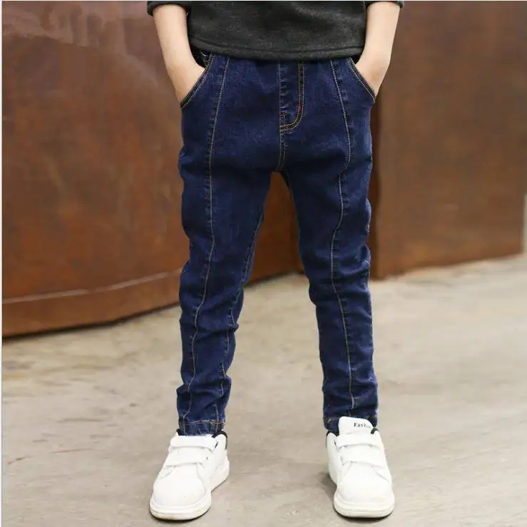 

INS hot boys jeans 4-13 years old baby jeans Cotton washed High-elastic pencil pants kids jeans Korean boy jeans long pants