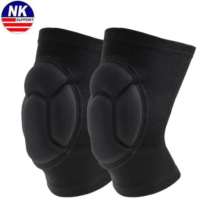 

NK SUPPORT 1 Pair Thickened Sponge Kneepad Football Volleyball Extreme Sports Knee Pad Lap Protect Cycling Knee Protector Pad