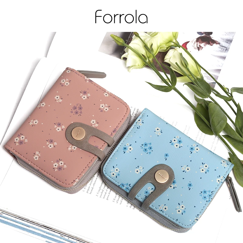 

Latest Women Floral Wallets Leather Female Wallet Lady Credit Card Holder Change Purse Coin Purses For Girls Carteira Feminina