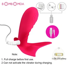 bombomda Wireless Remote Control Vibrators Clitoris Stimulation G Spot Massager 7 Speed Wearable Dildo Panties Erotic