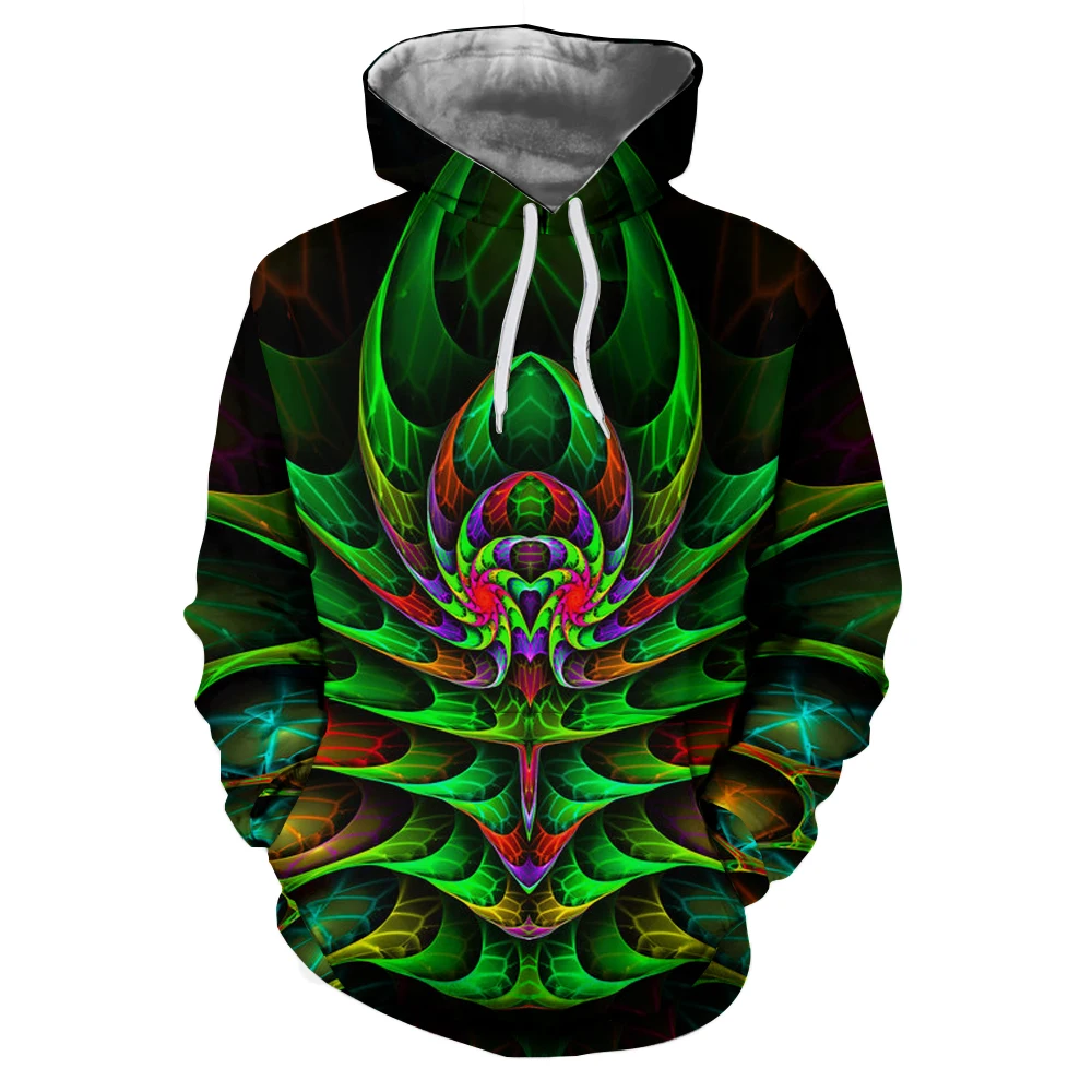 Trippy hamsa By Brizbazaar Art 3D толстовки для мужчин с капюшоном Осенняя толстовка унисекс