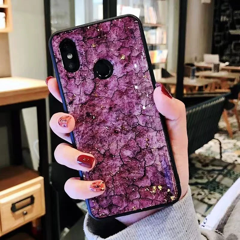 Блестящие золотые фольги мраморный мягкий чехол из ТПУ для Huawei Mate 20 Pro P20 P10 Lite Nova 2S