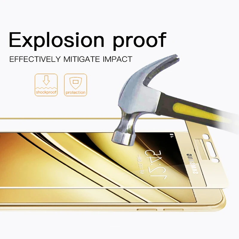 Защитное стекло 9D для Samsung Galaxy J5 Prime закаленное 5J J5Prime защитная пленка