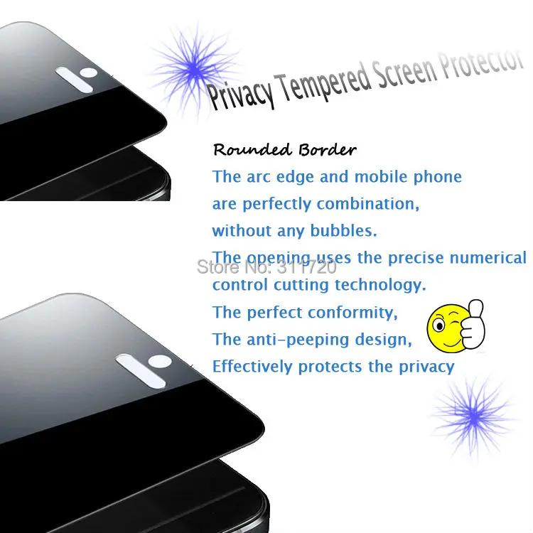 privacy tempered screen protector