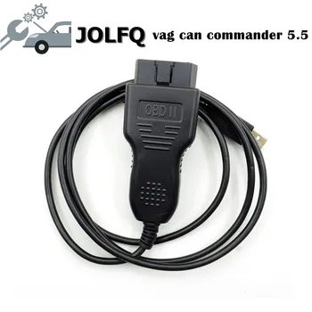 

Free shipping!!best quality VAG CAN Commander 5.5+ Pin Reader 3.9Beta Kilometers Program OBD2 Auto vag car diagnostic Scanner