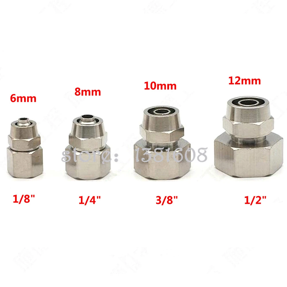 WSF-Adapters 1pc Pneumatic Quick Connector PCF PC PL SL PB 4MM-12mm Hose Tube Air Fitting 1/4 Color : 6 02, Size : SL 