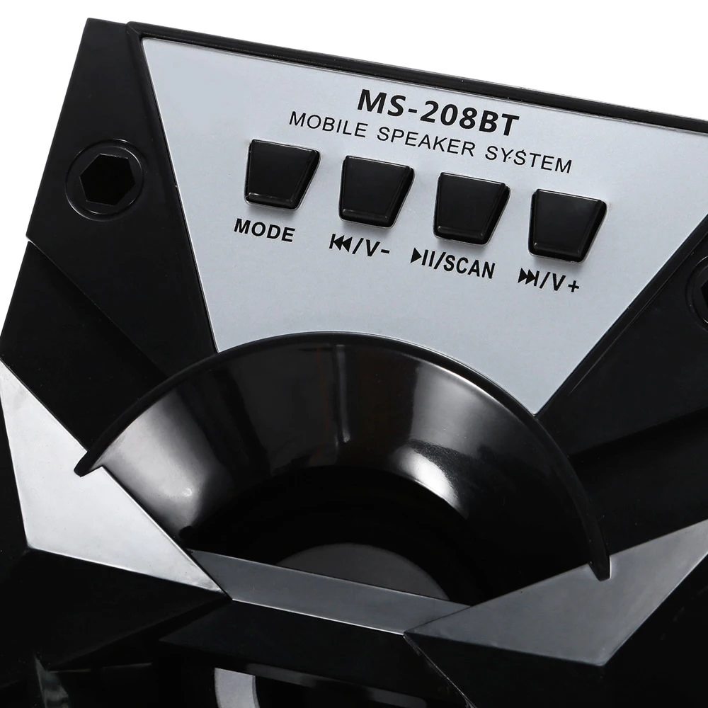 Excelvan MS 208BT портативный с высокой выходной мощностью fm радио Беспроводная Bluetooth