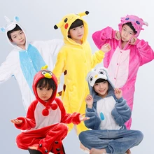 

Boys Girls Pajamas Autumn Winter Children's pajamas Flannel Animal Tigers Unicorn cartoon pajamas for Kids 4 5 8 9 10 12 Years