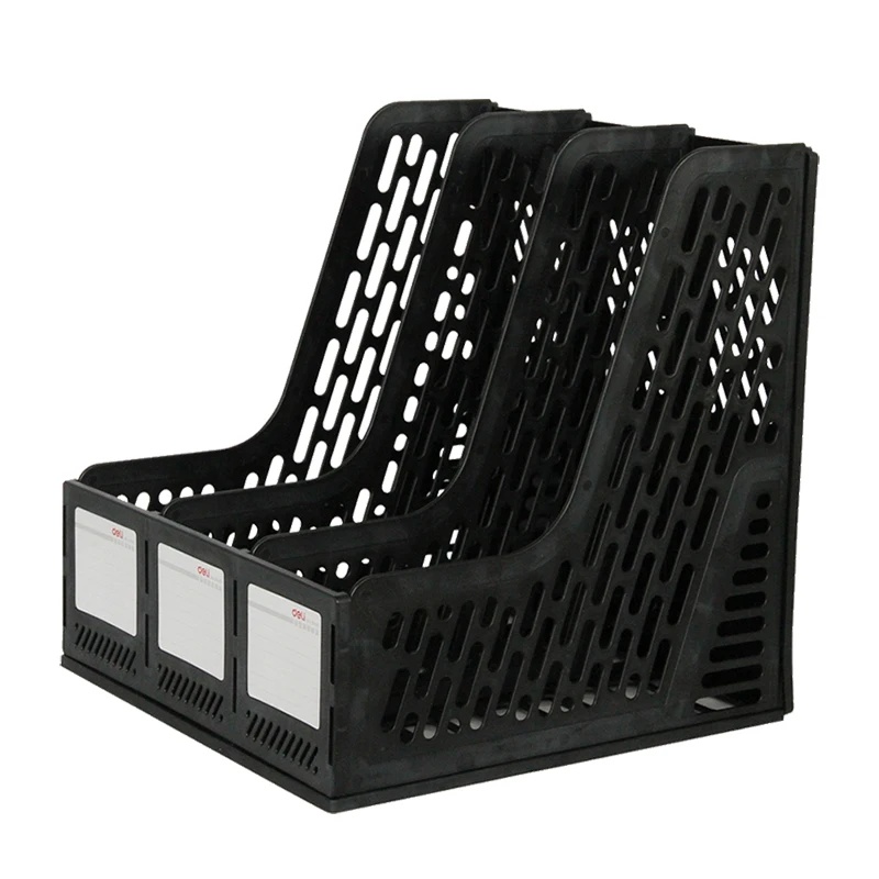 1pcs Office supplies triplex file frame plastic file bar file basket