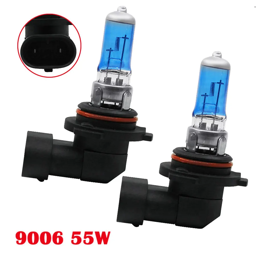9006 HB4 Fog DRL Head Lamp Super Bright External Light White Halogen Bulb High Power 55W Car Light 12V 1pcs
