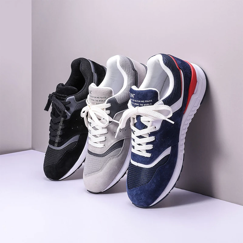 

Xiaomi Mijia Youpin 90 Point Leather Retro Casual Sports Man Shoes Breathable Refreshing Mesh Comfortable And Stable For Male