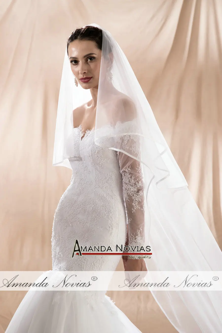 Сексуальное свадебное платье русалки французское кружево с платье невесты с отделкой бисером