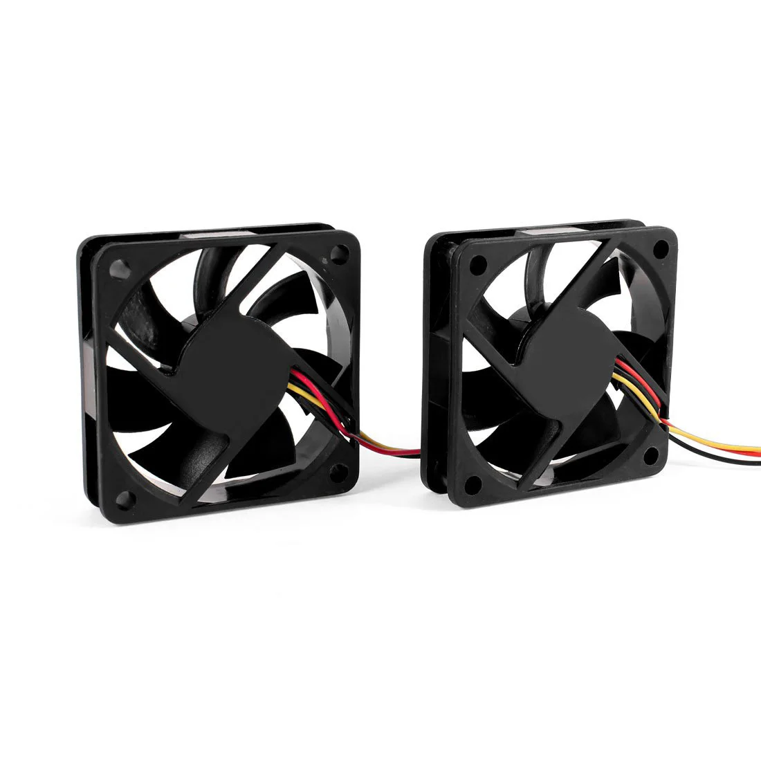 

GTFS Hot 2 PCS 60mm 6cm DC 12V 3 Pin Computer Case CPU Cooler Cooling Fan Black