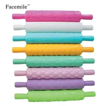 8 шт пластиковые печенье рулет кухонный узор Скалка помадка рельефный валик формы для украшения торта инструменты аксессуары для выпечки