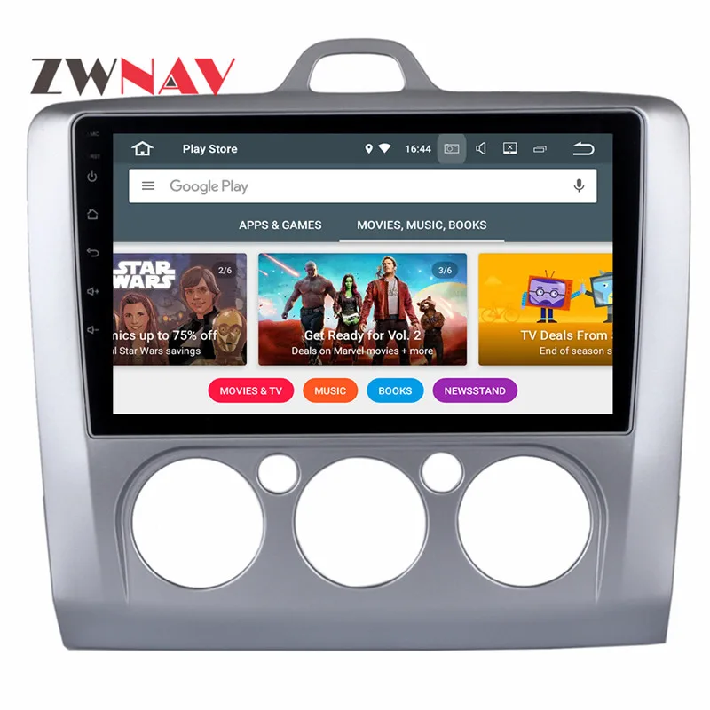 Discount 2 din Android 8.0 car dvd radio video player 4G+32G 9 inch for Ford Focus 2004 - 2011 wifi BT navigation Quad Core map 2G FM RDS 10