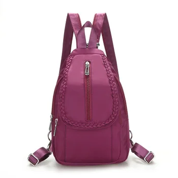 

New Fashion Multi-use Women Shopping backpack!Hot All-match Lady Cover backpacks Oxford Casual Top Versatile Backracks