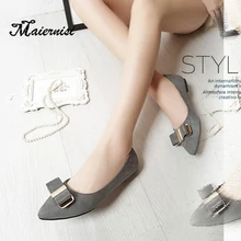 MAIERNISI/женская повседневная обувь; женская обувь; балетки на плоской подошве; женская обувь на плоской подошве; Женская Повседневная офисная обувь; классические лоферы; большие размеры