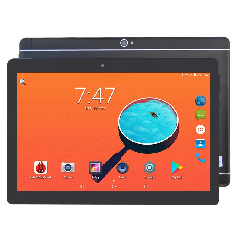 10 Inch tablet Android 8.0 Octa Core 64GB ROM 4GB RAM 3G 4G FDD LTE Unlocked Bluetooth, GPS, WIFI, Netflix Youtube Google Play