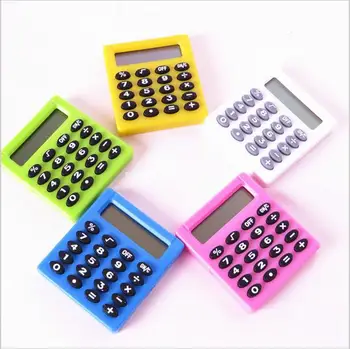 Pocket Cartoon Mini Calculator Ha ndheld Pocket Type Coin Batteries Calculator carry extras