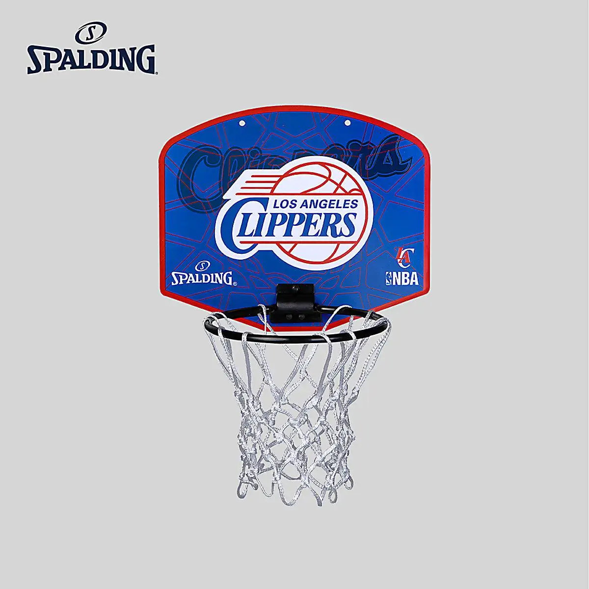 

Spalding Backboard Assembly Nba Clippers Team Mini Basketball Basketball Training 77-625Y