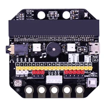 Базовая: Плата расширения бит IO горизонтального типа Pinboard Microbit pyton макетная плата для Micro: Bit New