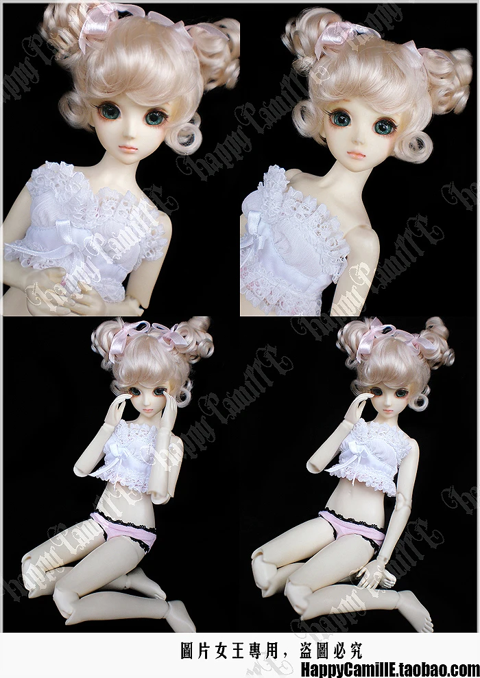 1/6 1/4 весы BJD/SD аксессуары парик кудрявые волосы для BJD куклы не включены обувь