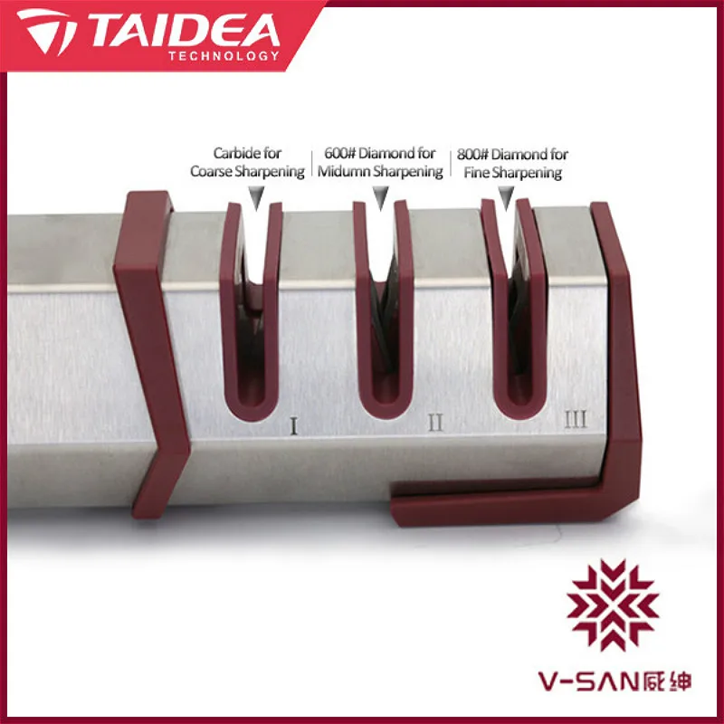 Deluxe Kitchen Knife Sharpener Professional Diamond Carbide Sharpening Machine TAIDEA h4|sharpening professional|knife sharpener professional