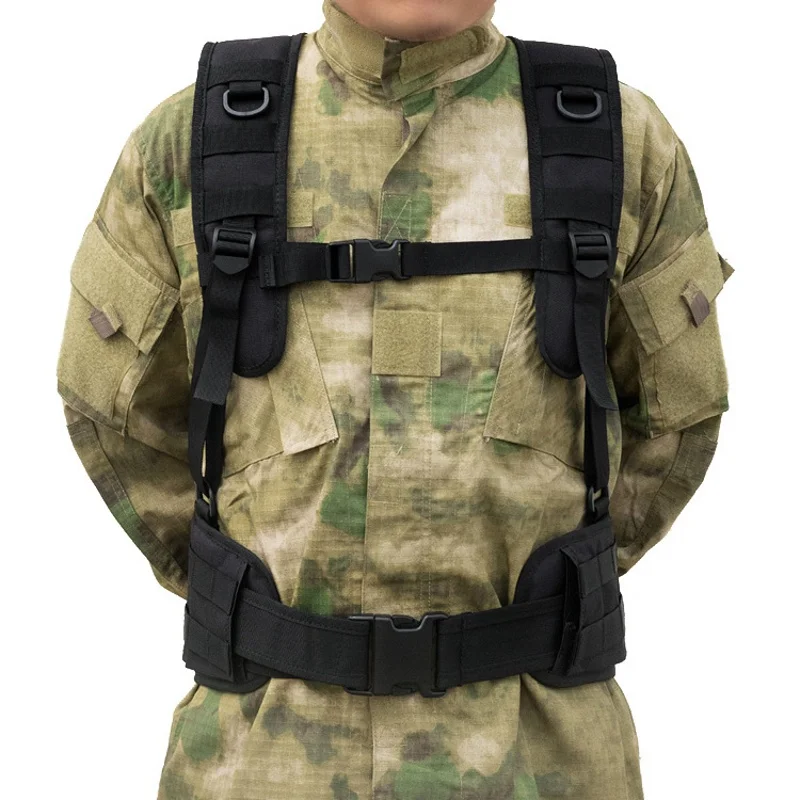 Military Tactical Vest Chest Rig MOLLE Combat Waist Belt Men Army Cummerbunds Airsoft Paintball Equ