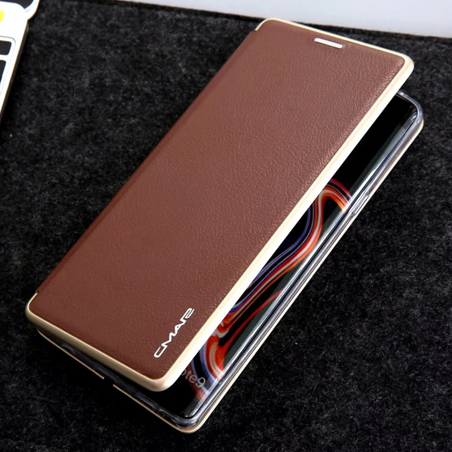 

CMAI2 For Samsung Galaxy Note 9 Case Leather Magnetic PU Wallet Flip Case Note 9 Cover Luxury With Phone Stand Holder Fundas