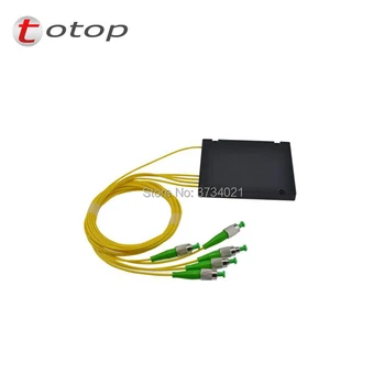 

FREE SHIPPING ABS FC APC 1X4 BOX Fiber optic splitter FC APC Connector for best price