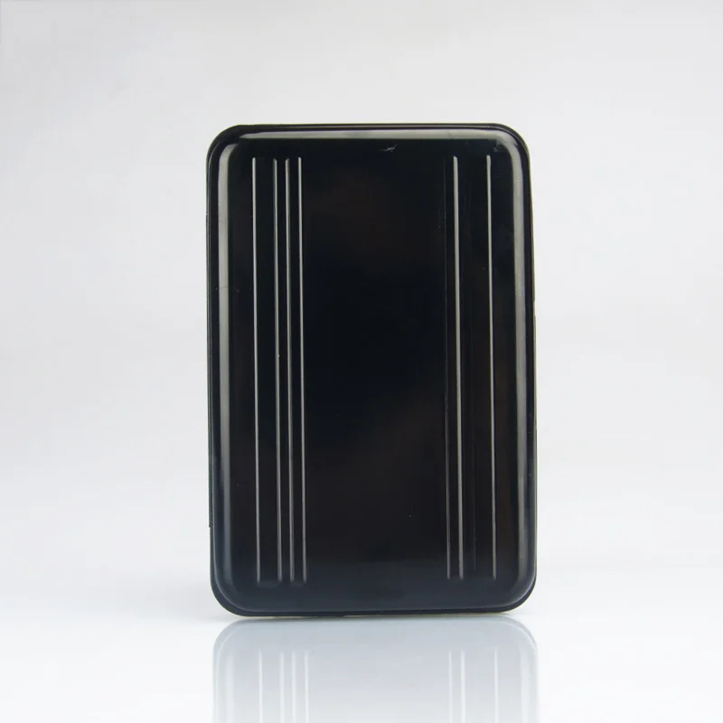Portable Black Aluminum Memory Card Case 16 Slots (8+8) for Micro SD SD/ SDHC/ SDXC Card Storage Holder New Card Case