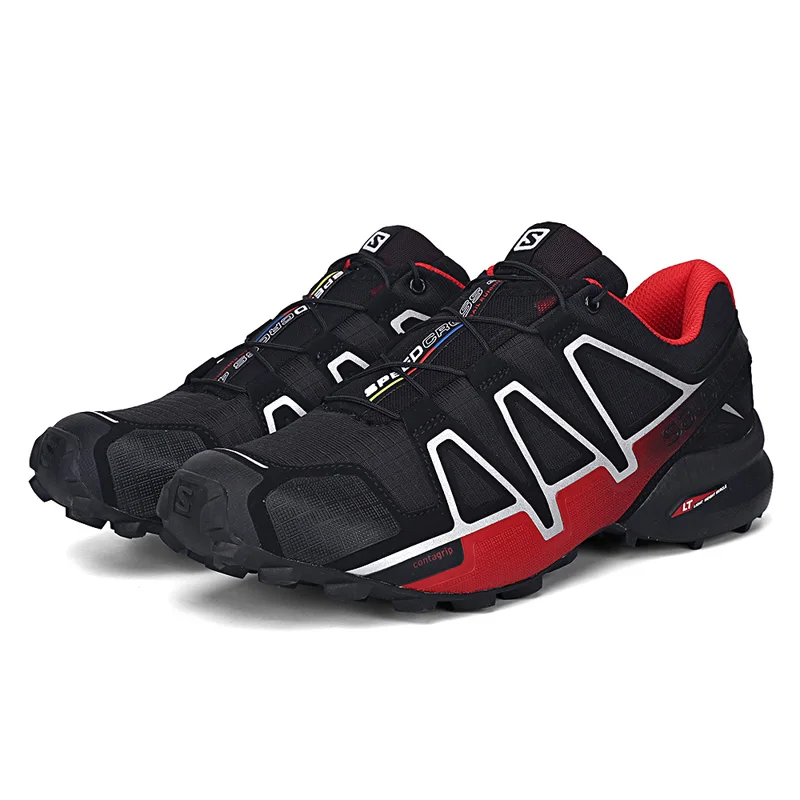 

Salomon Shoes Men Speed Cross 4 CS Cross-country Running Shoes Male Sneakers Athletic Shoes Black White Grey Sport Shoes