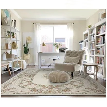 Пасторальный цветочный узор из шенилловой ткани, ковер для дома в скандинавском стиле, ковер для гостиной, спальни, кабинета, журнальный столик, декоративная комната