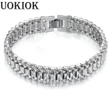 Прямая поставка, модный браслет из звеньев звездочек,, мужской браслет, серебряный/золотой цвет, ручная цепочка, браслеты для мужчин, ювелирные изделия