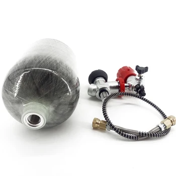 Online AC520311 2L Mini Scuba Pcp Paintball Druckluft Pcp Air Tank Pistole Schießen Ziele Carbon Tank 4500Psi Pcp Station Acecare