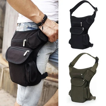 

2017 Men Belt Fanny Pack hip pack Men Waterproof Nylon Leg Bags Waist Pack