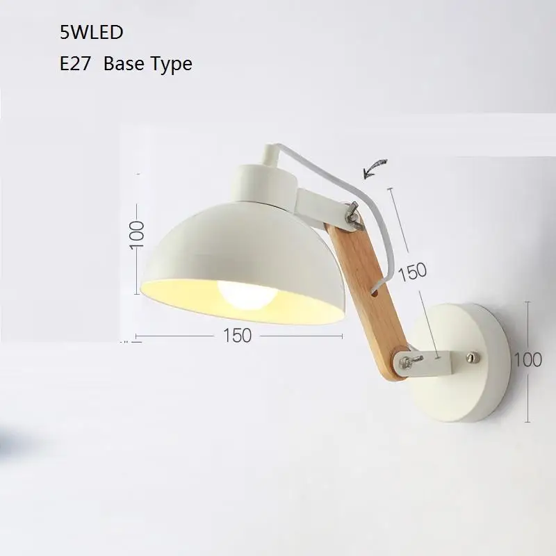 Cama Lampe туалетный столик Badkamer Verlichting Lampara Wandlampe для дома Wandlamp аппликация Murale светильник Настенный светильник для спальни светильник - Цвет абажура: Number  10