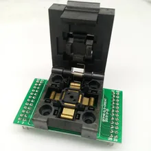 QFP48 TQFP48 LQFP48 раскладушка Программируемый разъем шаг 0,5 мм FPQ-48-0.5-06 тестовая розетка флэш-адаптер Размер 7*7 мм