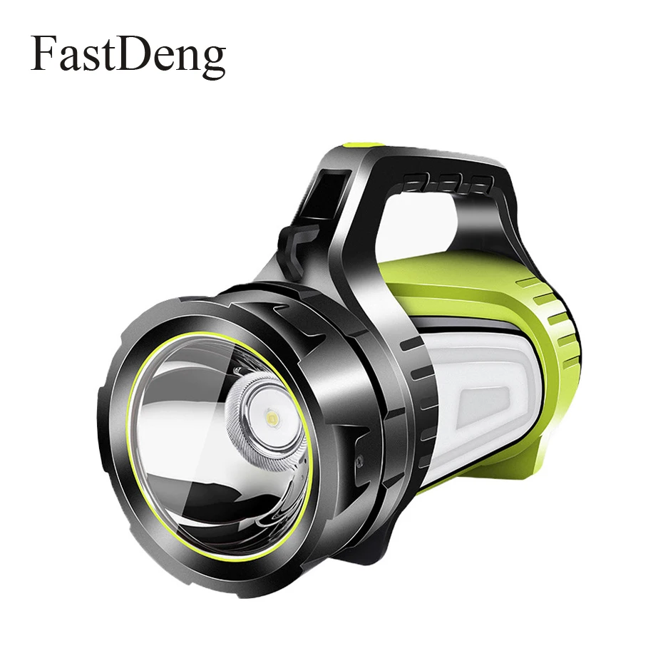 

High Power Portable Spotlight Lantern Outdoor Camping Lamp Led Searchlight Hunting Handhold Rechargeable Waterproof Flashlight