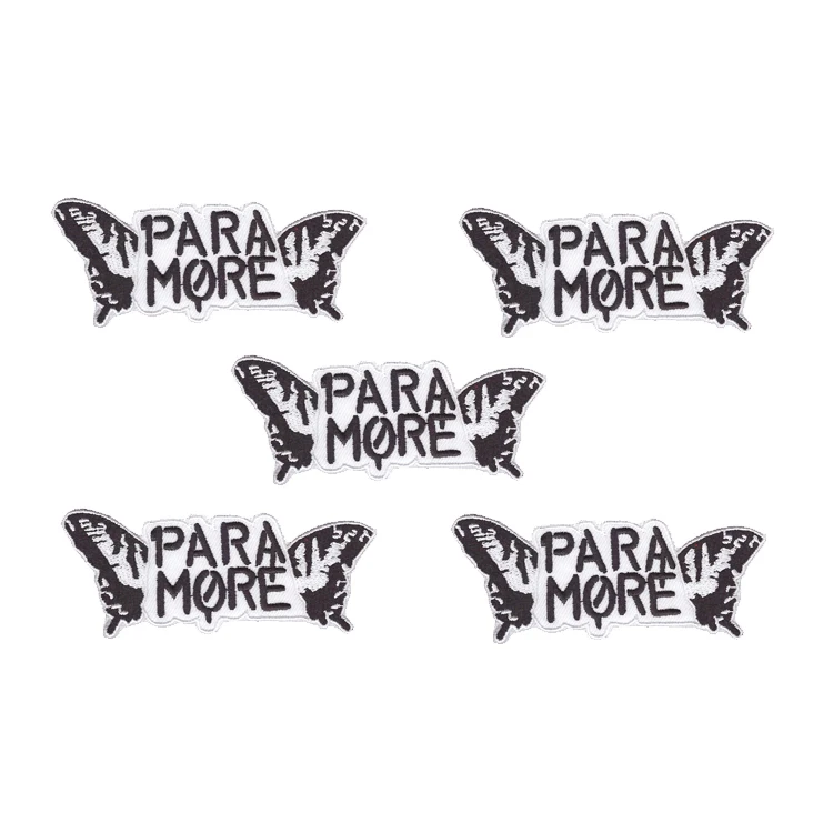 

Fashion classics New Paramore Sew Iron On Patch Rock Band Heavy Metal Embroidered DIY DIY clothes bag shoes and cap decoration