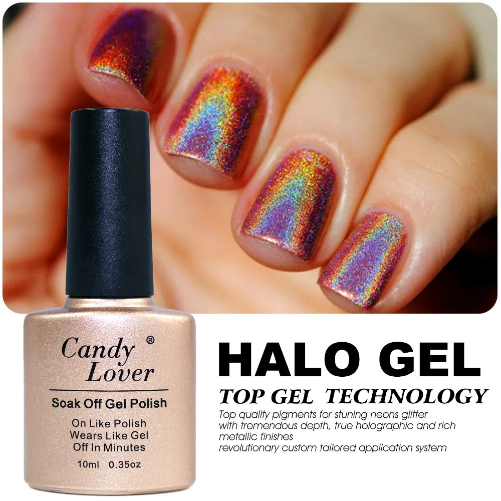 

Candy Lover 10 ml Newest Chameleon Halo Nail Gel Polish Soak-Off LED/UV Gel Nail Polish Long-Lasting Hight Quality Gel Varnish