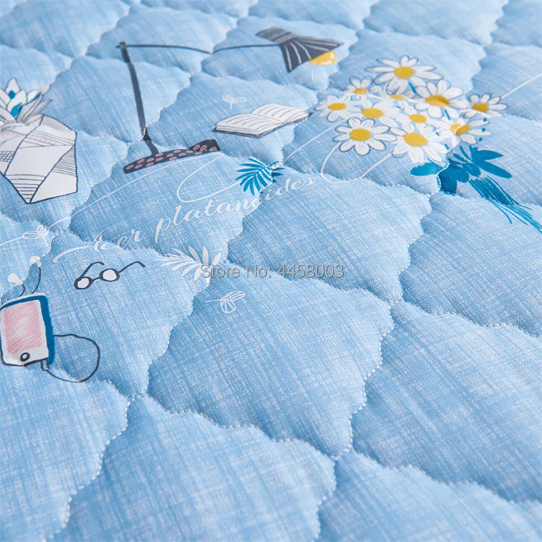 Наматрасник защитный коврик односпальная кровать татами матрас мягкий удобный дышащий Многоцветный на выбор